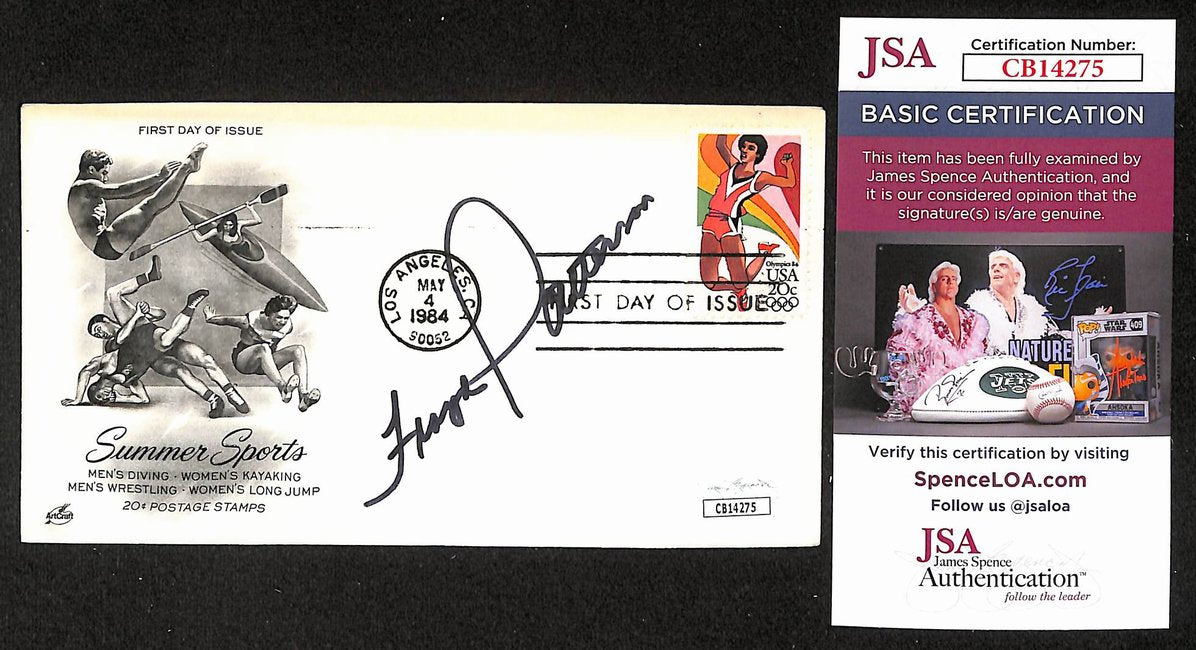 Floyd Patterson Boxing HOF Signed/Auto FDC First Day Cover Envelope JSA 318
