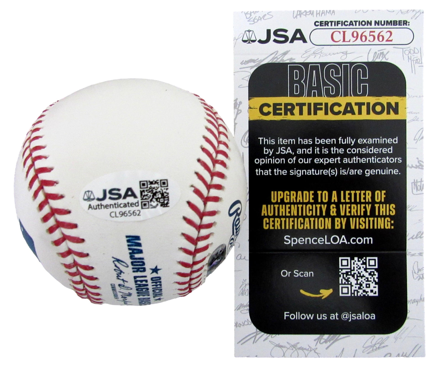 Andrew McCutchen Signed/Inscribed OML Baseball Pittsburgh Pirates JSA 208082