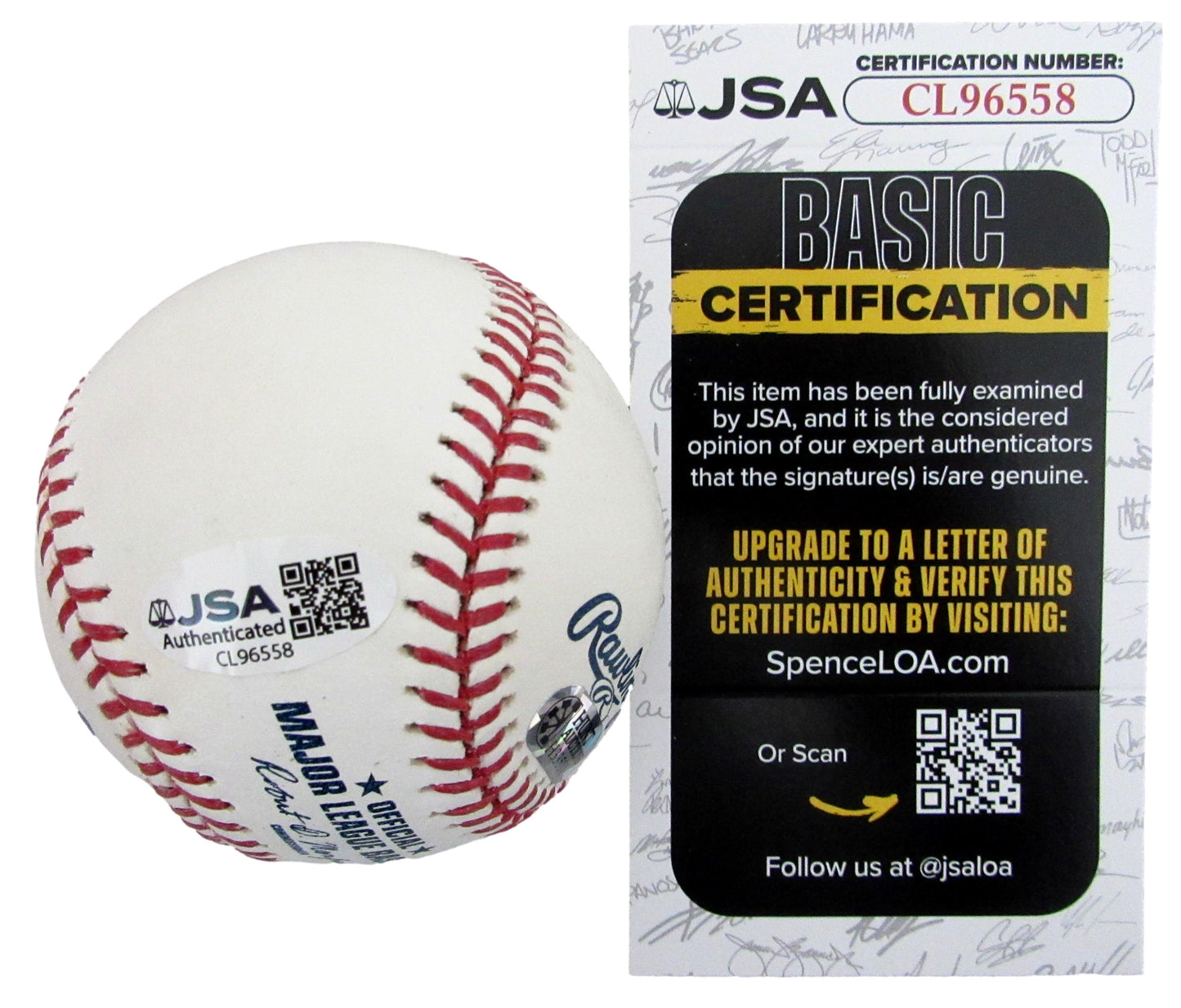 Doug Drabek Signed/Inscribed OML Baseball Pittsburgh Pirates JSA 208085