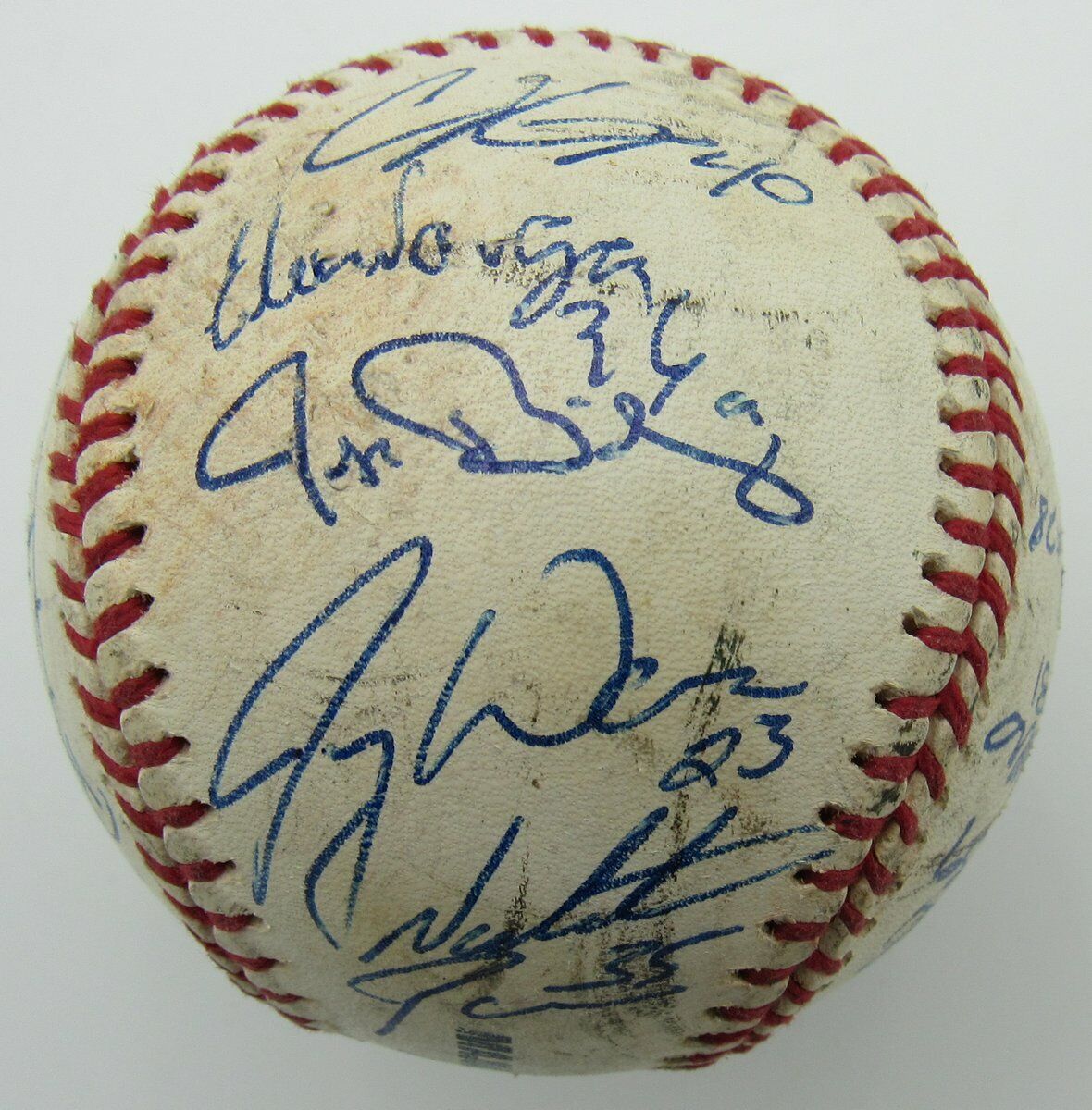 2002 Harrisburg Senators AA Minor League Team Signed by 23 OML Baseball 148888