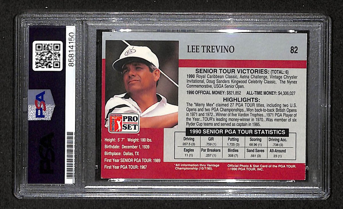 Lee Trevino HOF 1990 Pro Set PGA Tour Signed/Autographed PSA/DNA Golf BA209445