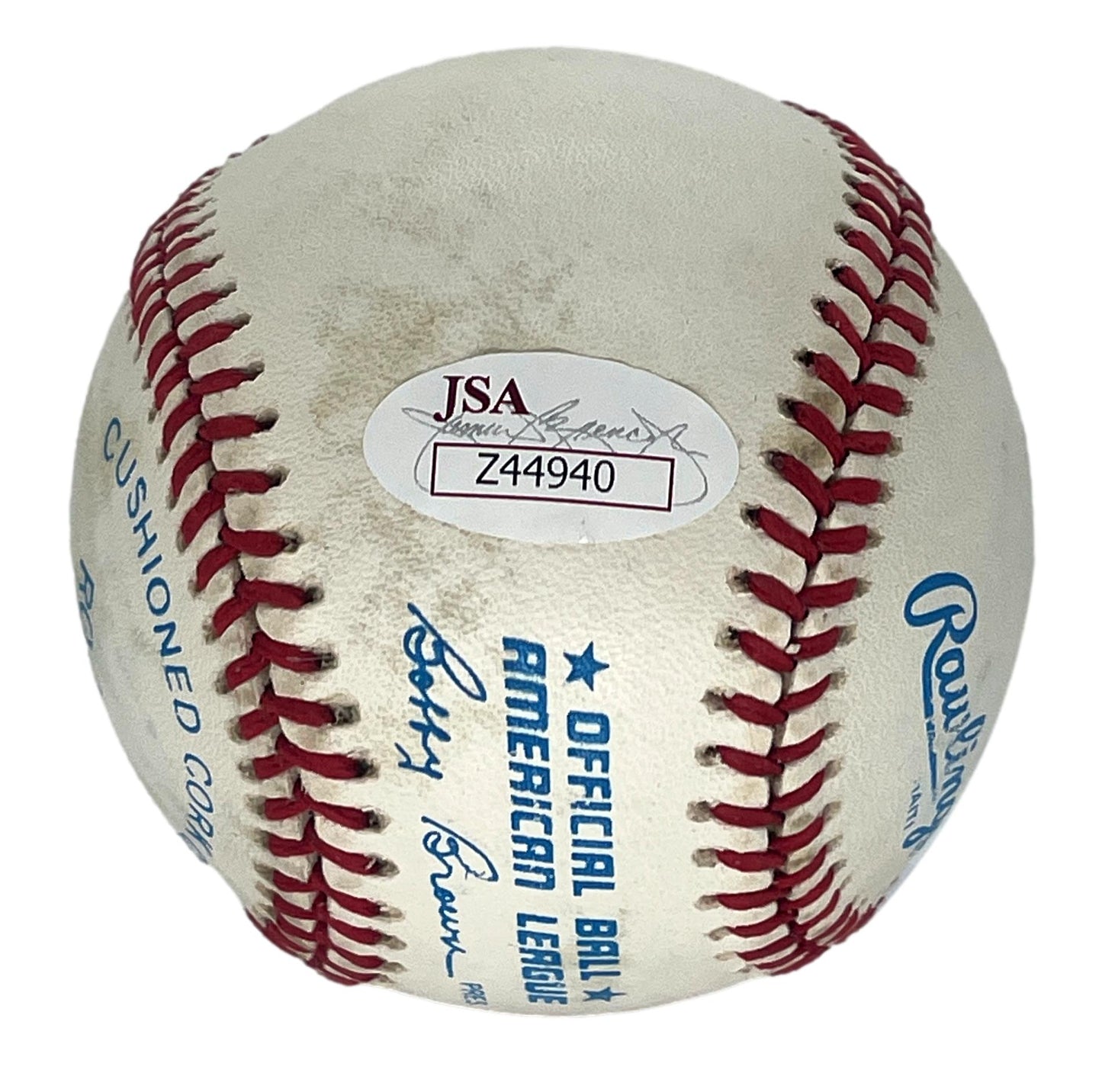 Mickey Mantle HOF New York Yankees Signed/Autographed Baseball JSA 196503
