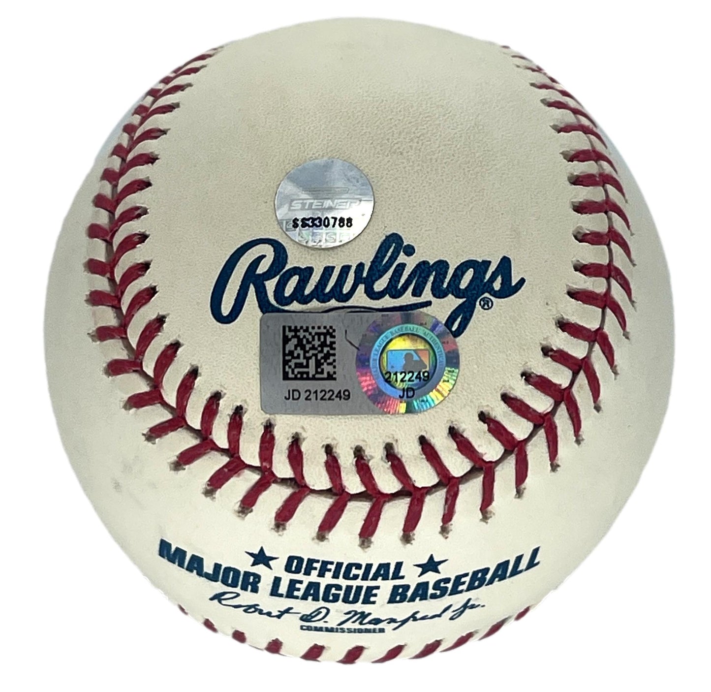 Mike Trout Angels Signed & Insc 14,16 MVP Baseball #1/27 MLB Steiner 196504