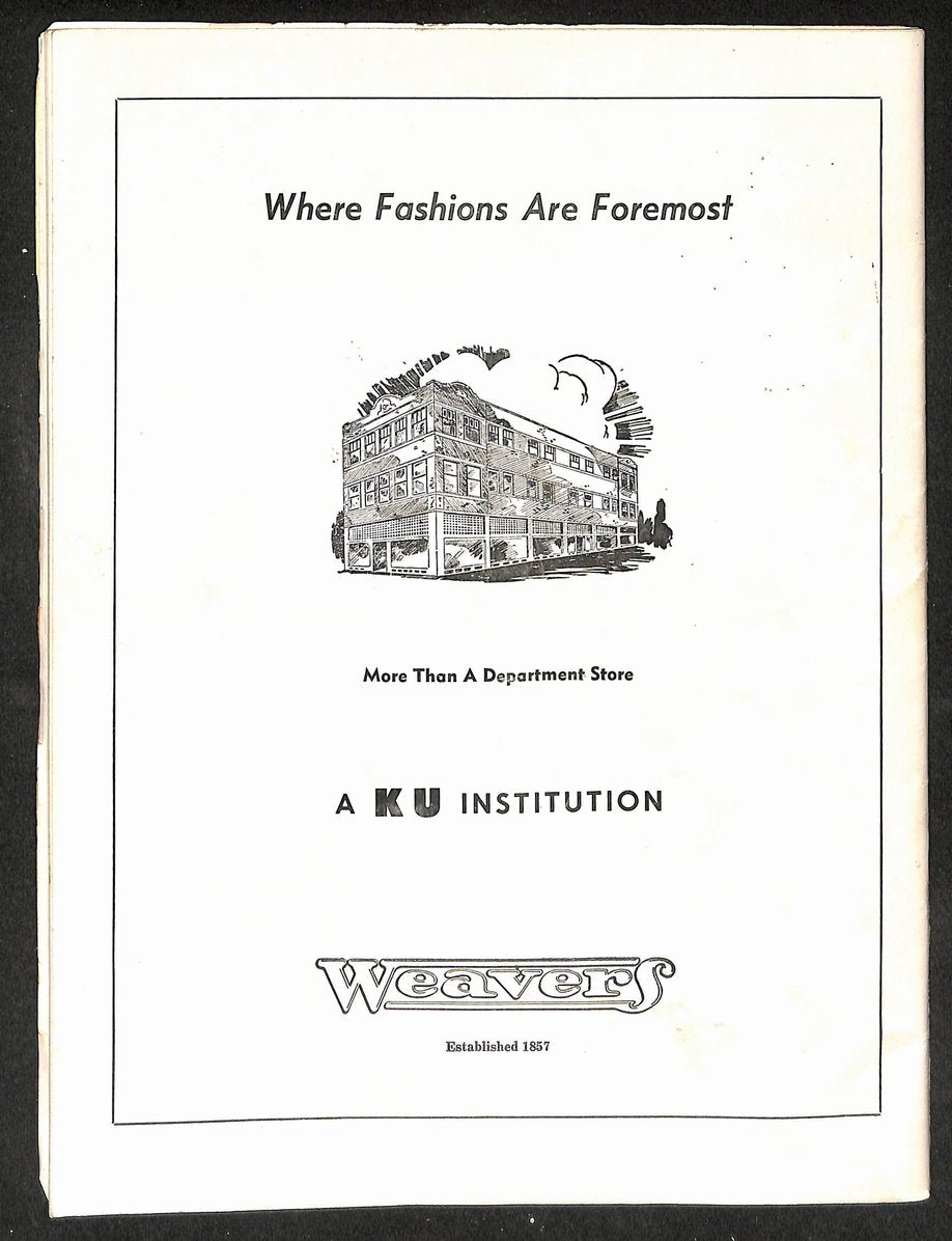 1949 Kansas vs Missouri - Memorial Stadium Official Program 209344