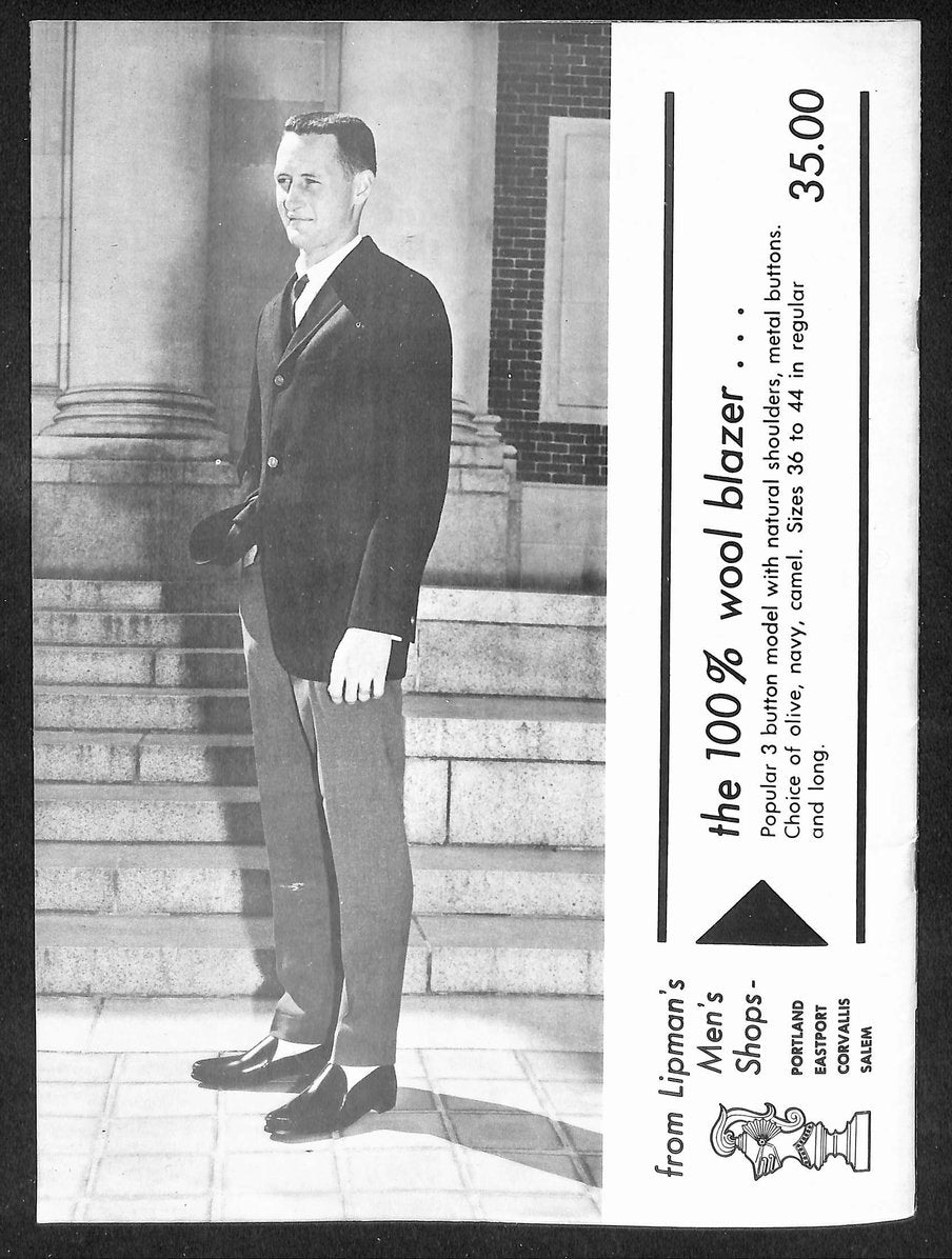 1963 Oregon St vs Baylor Multnomah Stadium Official Program 209688
