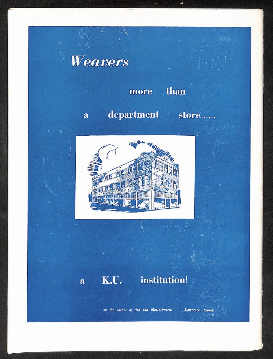 1954 Kansas vs UCLA Memorial Stadium Official Program 209696