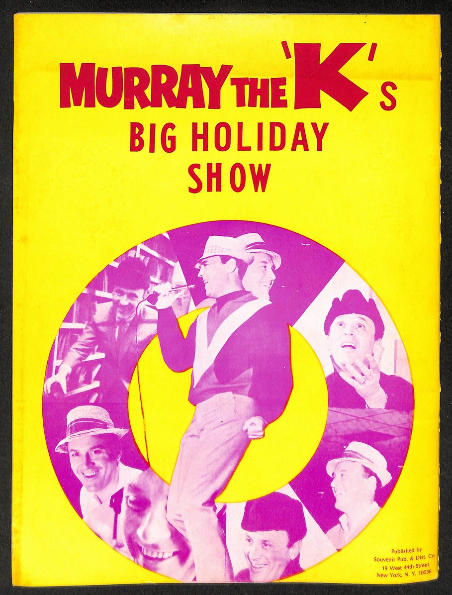 1965 Murray the K's Big Holiday Show Program Marvin Gaye The Temptations 209728