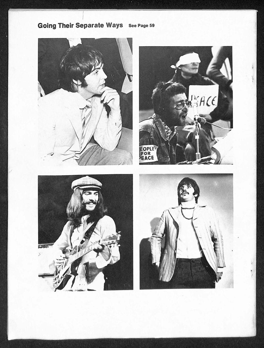 The Beatles from the Beginning A Pictorial History 1970 Magazine Magnum 209787