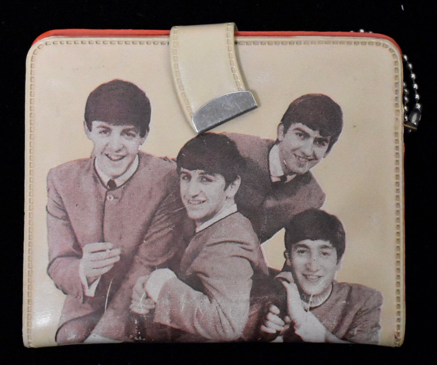 The Beatles 1960's Coin Purse with Photo and Printed Autographs 209850