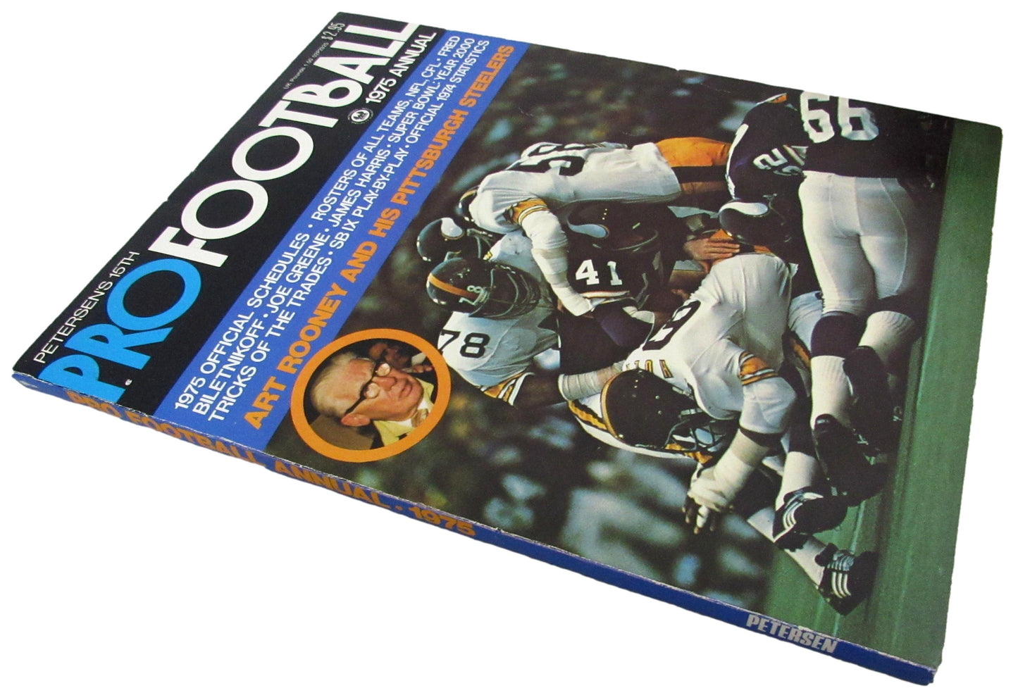 1975 Peterson's PRO FOOTBALL Magazine Super Bowl Steelers vs. Vikings 208272