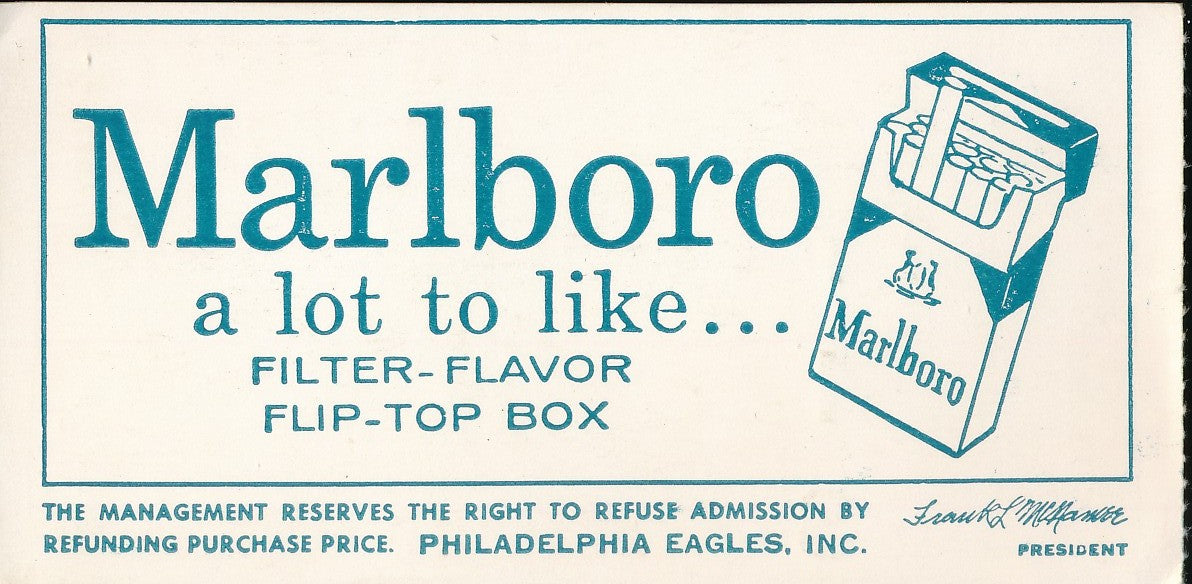 10/20/1957 NFL Game Ticket Stub Philadelphia Eagles vs. Cleveland Browns 210155