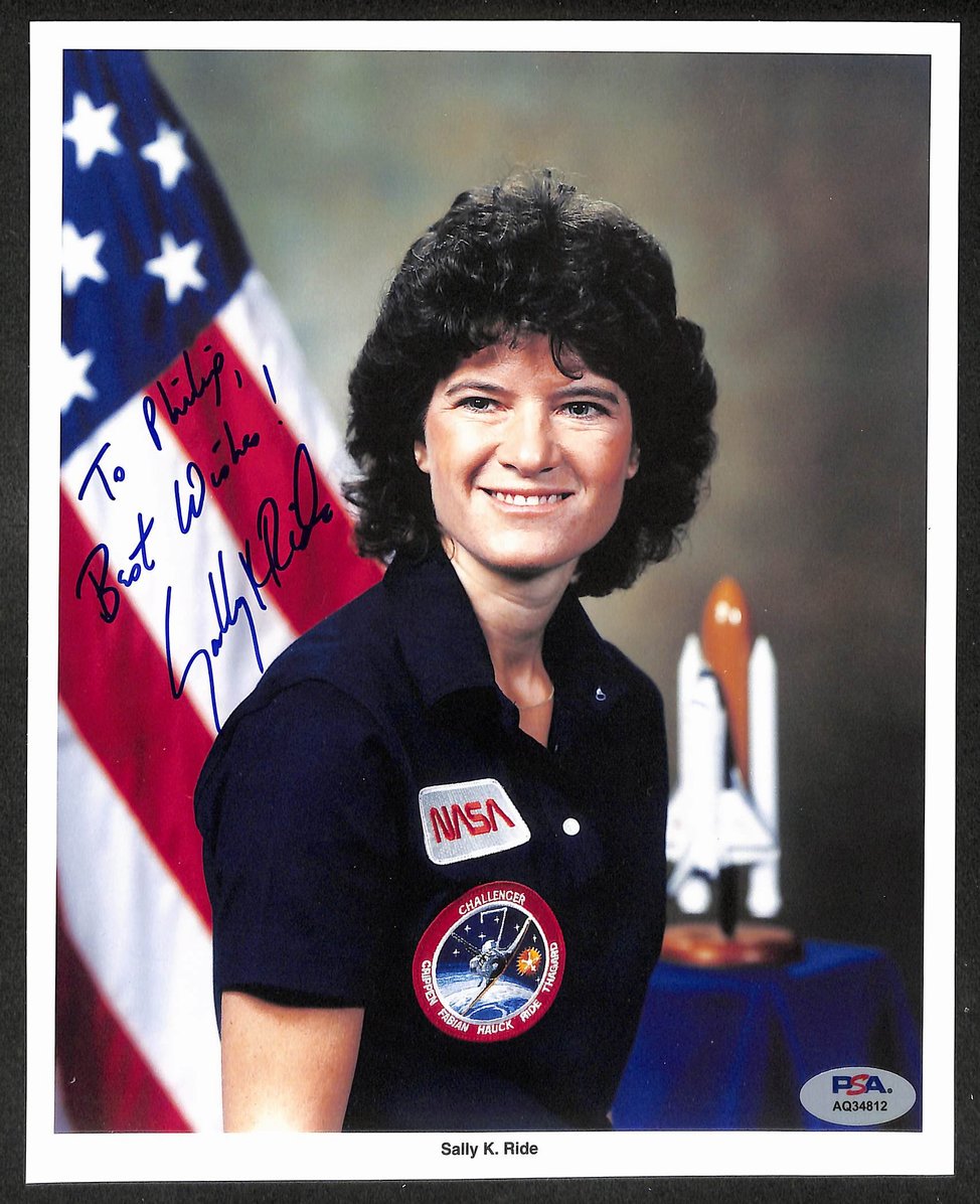 Sally K. Ride Signed/Autographed 8x10 Photo NASA Astronaut PSA/DNA 210773