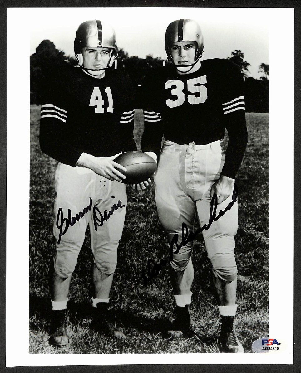 Glenn Davis & Doc Blanchard Signed 8x10 Photo ARMY Heisman Winners PSA/DNA 0778