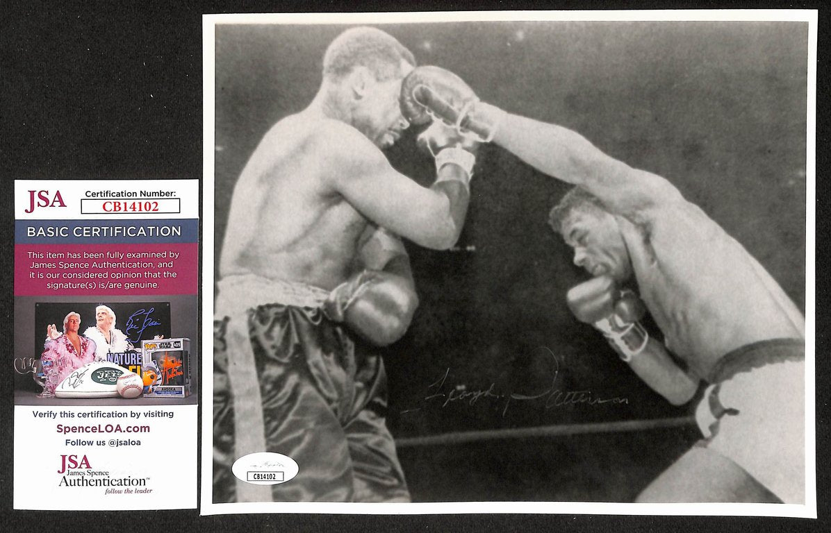 Floyd Patterson Signed/Autographed 7.5x9 Photo Boxing JSA 210560