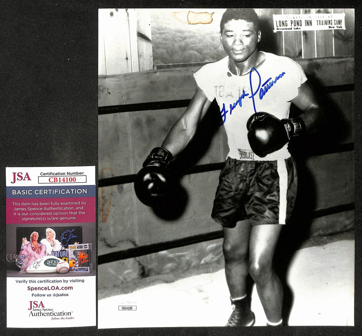 Floyd Patterson Signed/Autographed 8x10 Photo Boxing JSA 210561