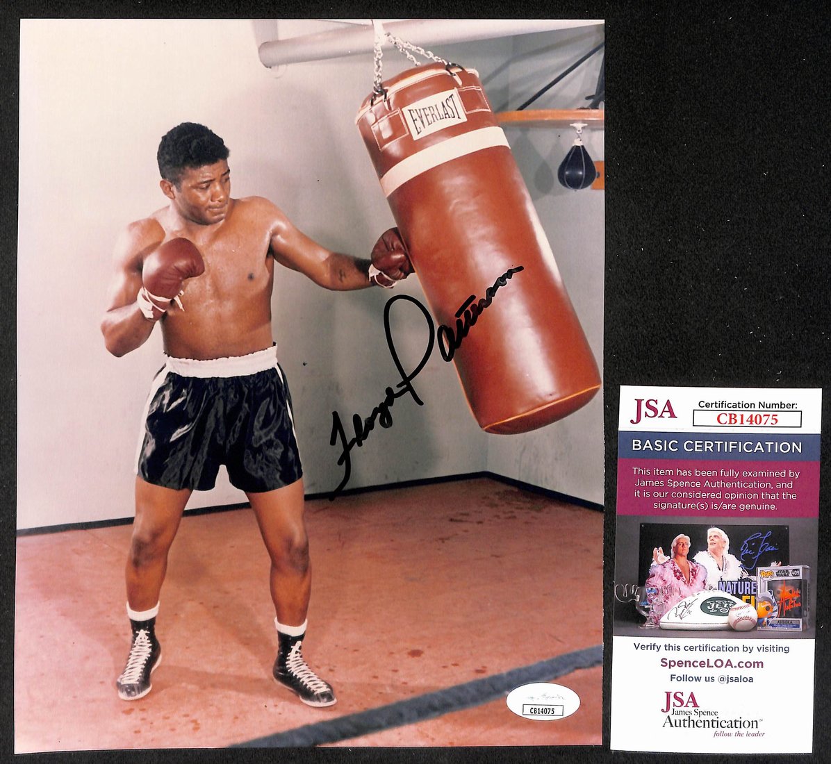 Floyd Patterson Signed/Autographed 8x10 Photo Boxing JSA 210565