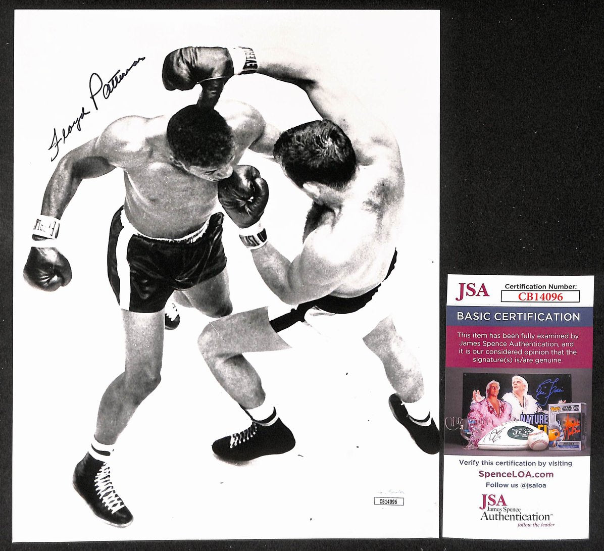 Floyd Patterson Signed/Autographed 8x10 Photo Boxing JSA 210567