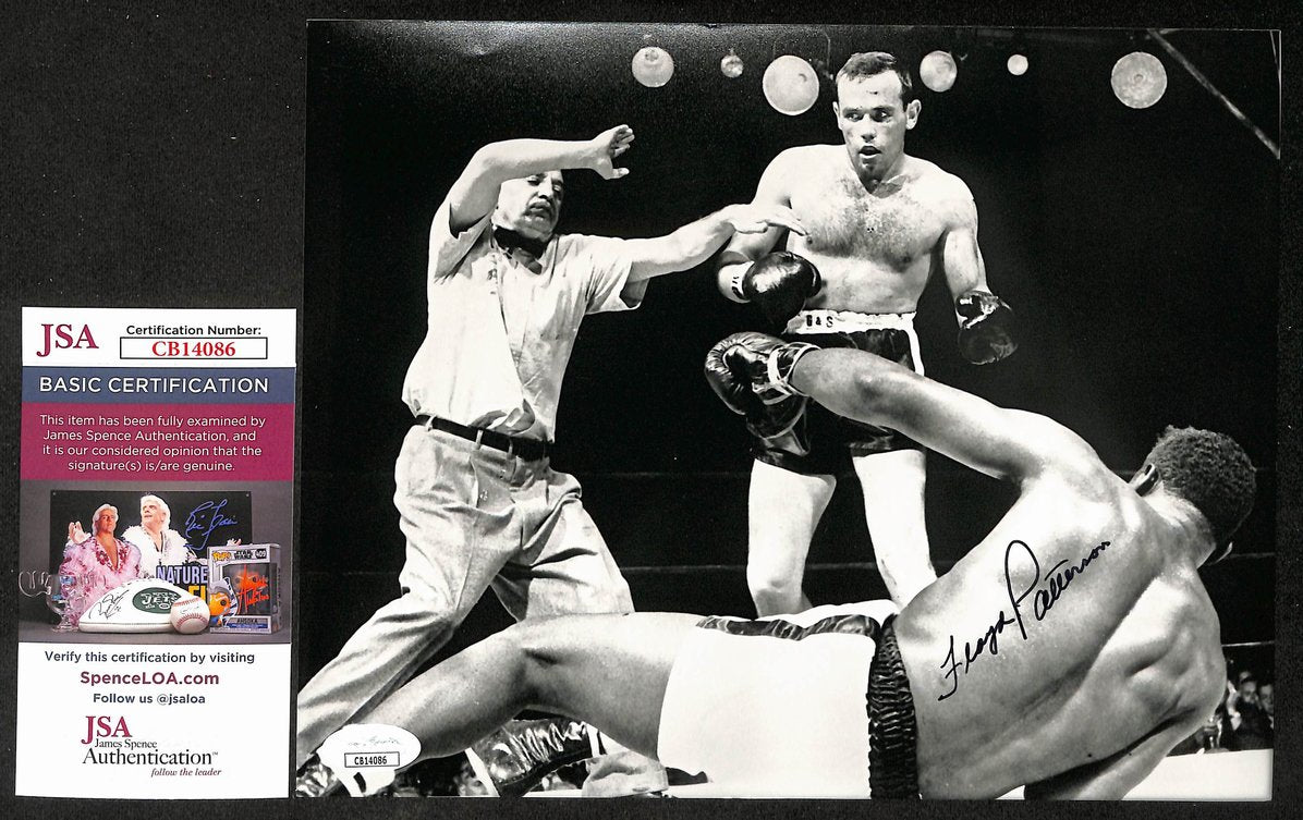Floyd Patterson Signed/Autographed 8x10 Photo Boxing JSA 210579