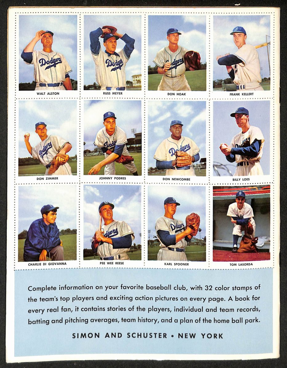 Vintage 1955 The Golden Stamp Book of the Brooklyn Dodgers Sandy Koufax 208958