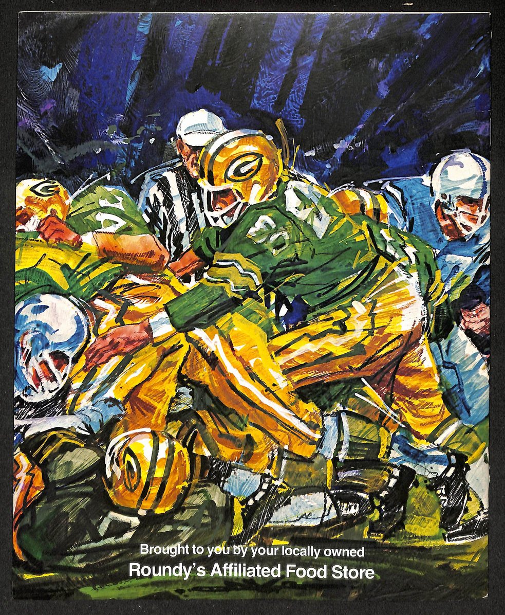 1975 Roundy's Signed 6x9 Photos (15) Green Bay Packers Players with Photo Album