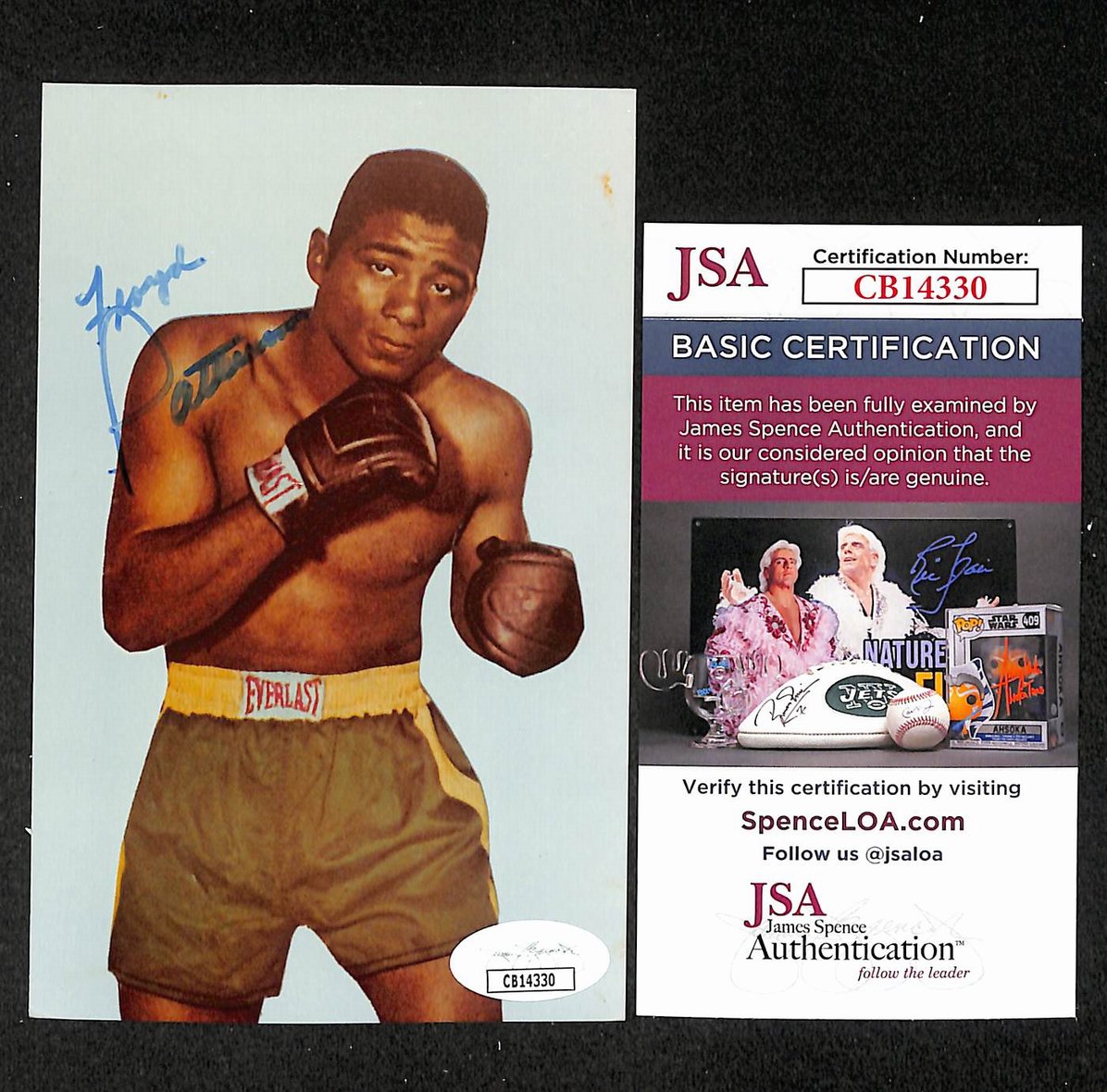 Floyd Patterson Signed/Autographed Color Photo Boxing JSA 210544