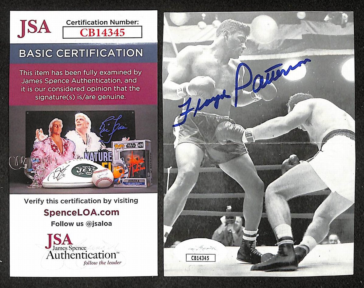Floyd Patterson Signed/Autographed Magazine Photo Boxing JSA 210545