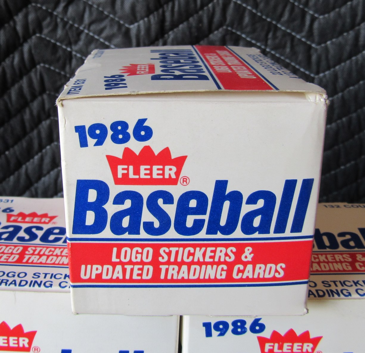 Lot of (9) 1986 Fleer Update Baseball Unopened Factory Sets - Bonds RBX112