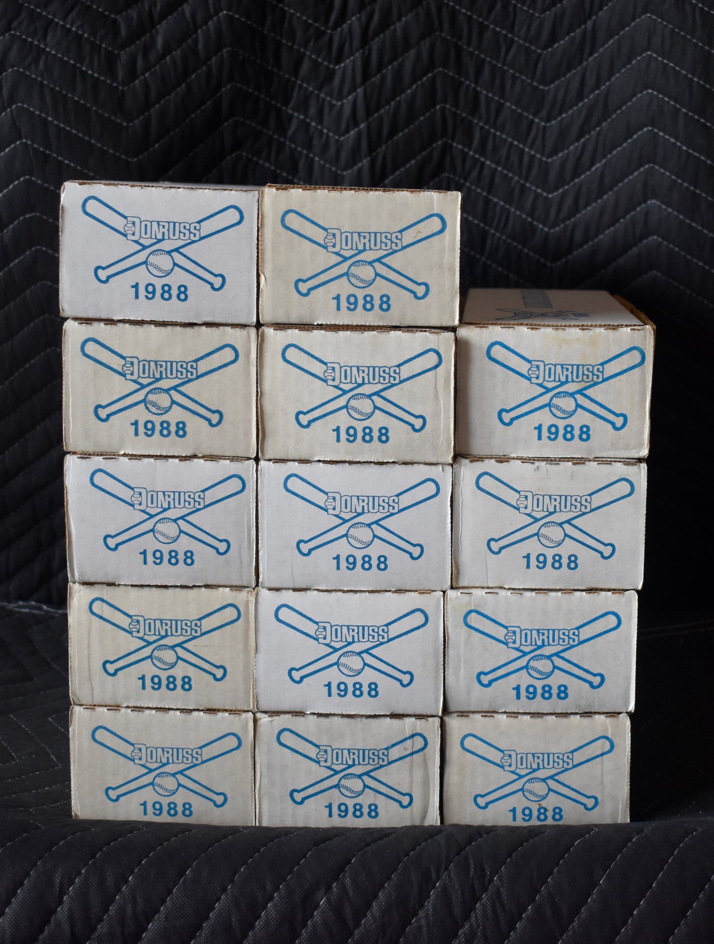 Lot of (12) 1988 Donruss Baseball Factory Sealed Sets - Tom Glavine RC RBX60