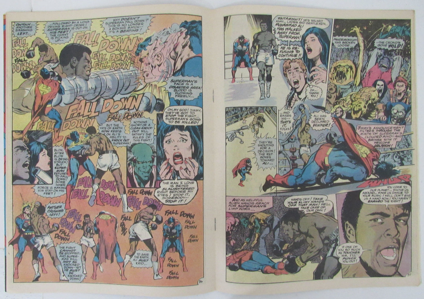 1978 Whitman Oversized 10x13 Comic Book Superman vs. Muhammad Ali 210199