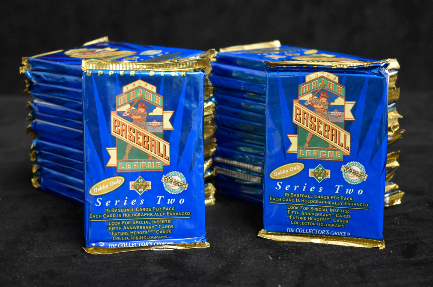 Lot of (30) 1994 Upper Deck Series 2 Baseball Sealed Wax Packs - Jeter RBX72