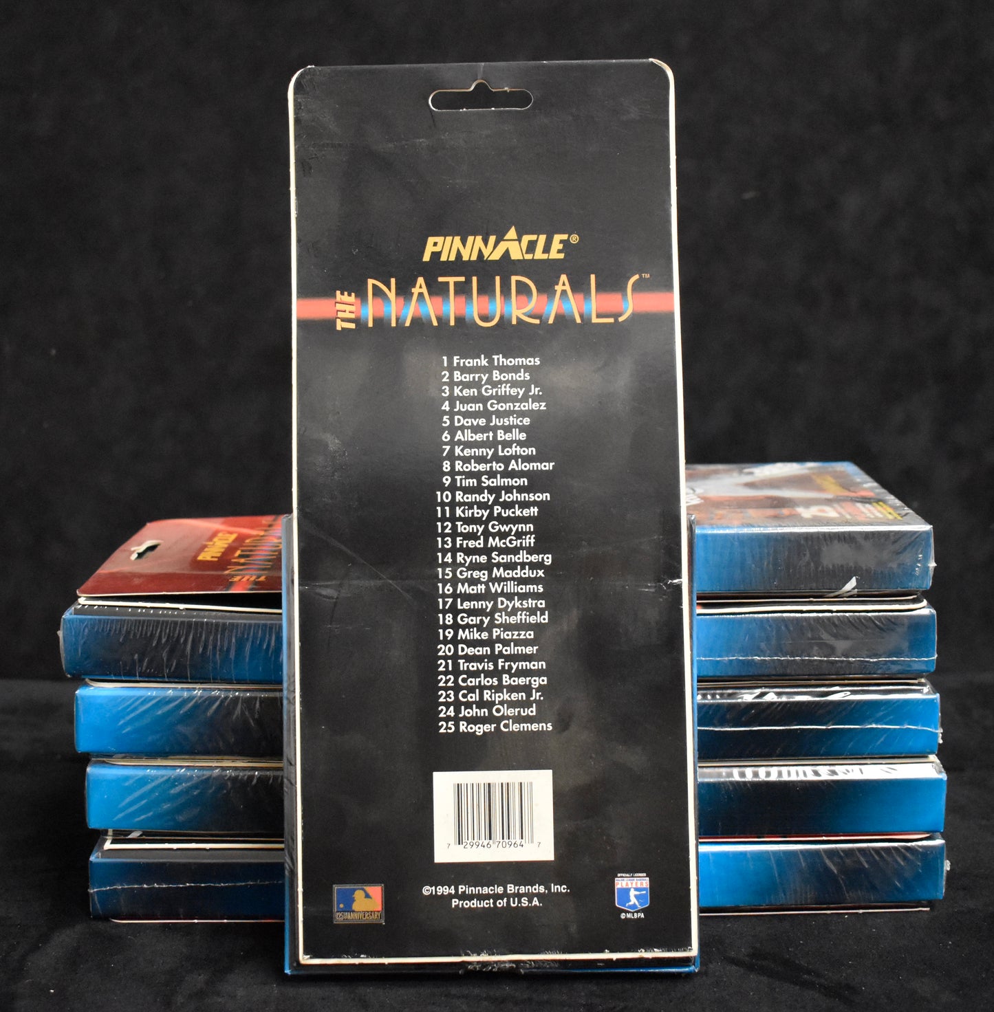 Lot of (10) 1994 Pinnacle Naturals Sealed 25 Card Sets - Gold Foil Griffey RBX74