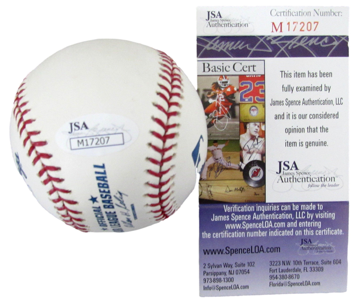 Francisco Lindor Signed/Autographed OML Baseball New York Mets JSA 210215