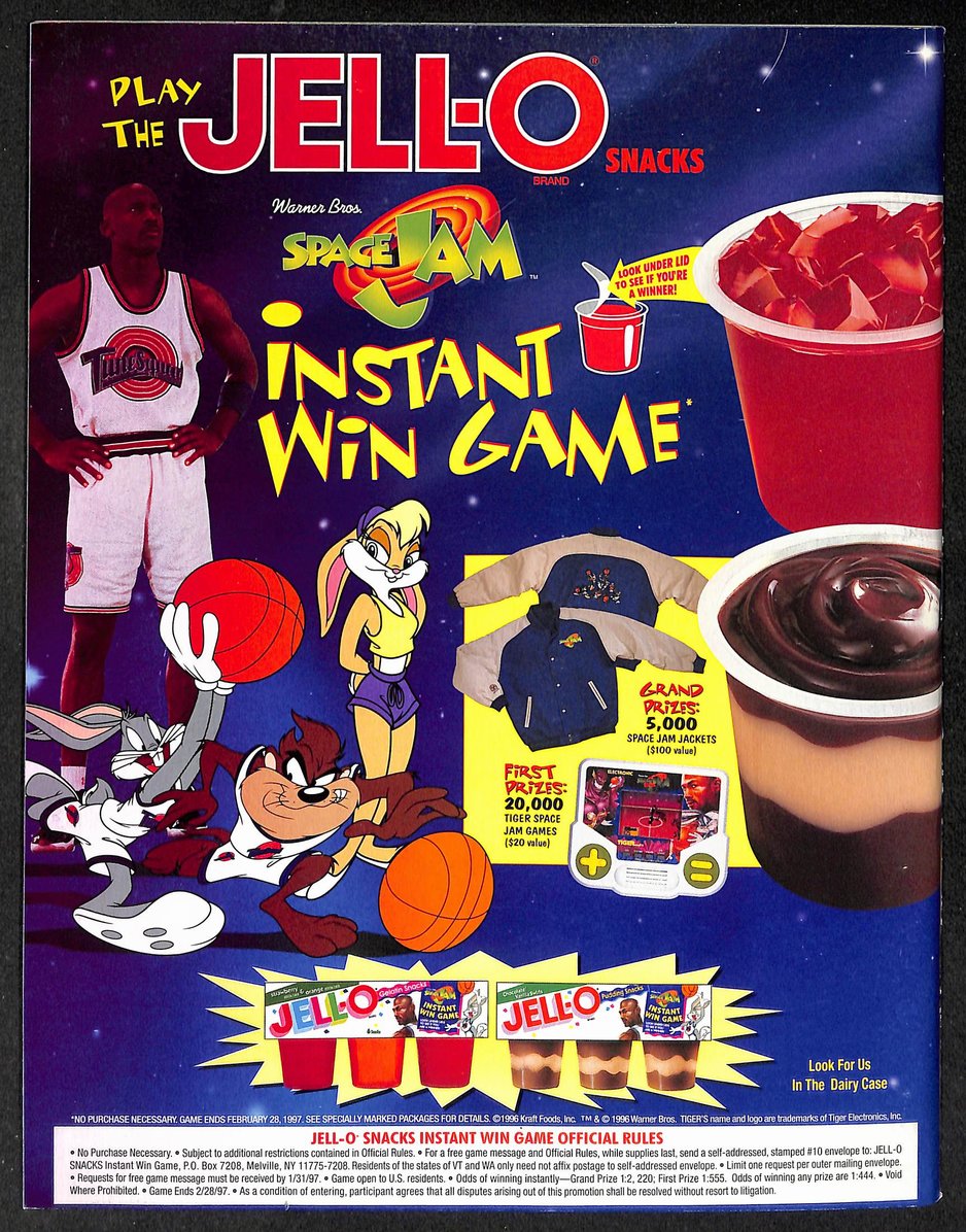 1997 Sports Illustrated for Kids Michael Jordan Space Jam Newsstand w/ Cards 11