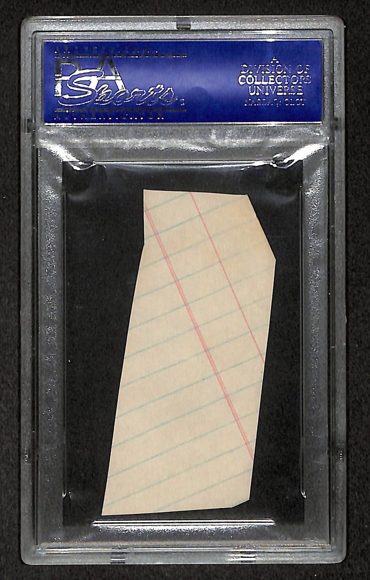 Arnold Palmer Signed/Autographed Cut Signature Golf HOF PSA/DNA 210749