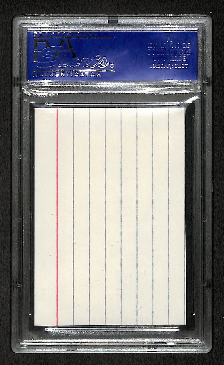 Jack Nicklaus Signed/Autographed Cut Signature Golf HOF PSA/DNA 210756