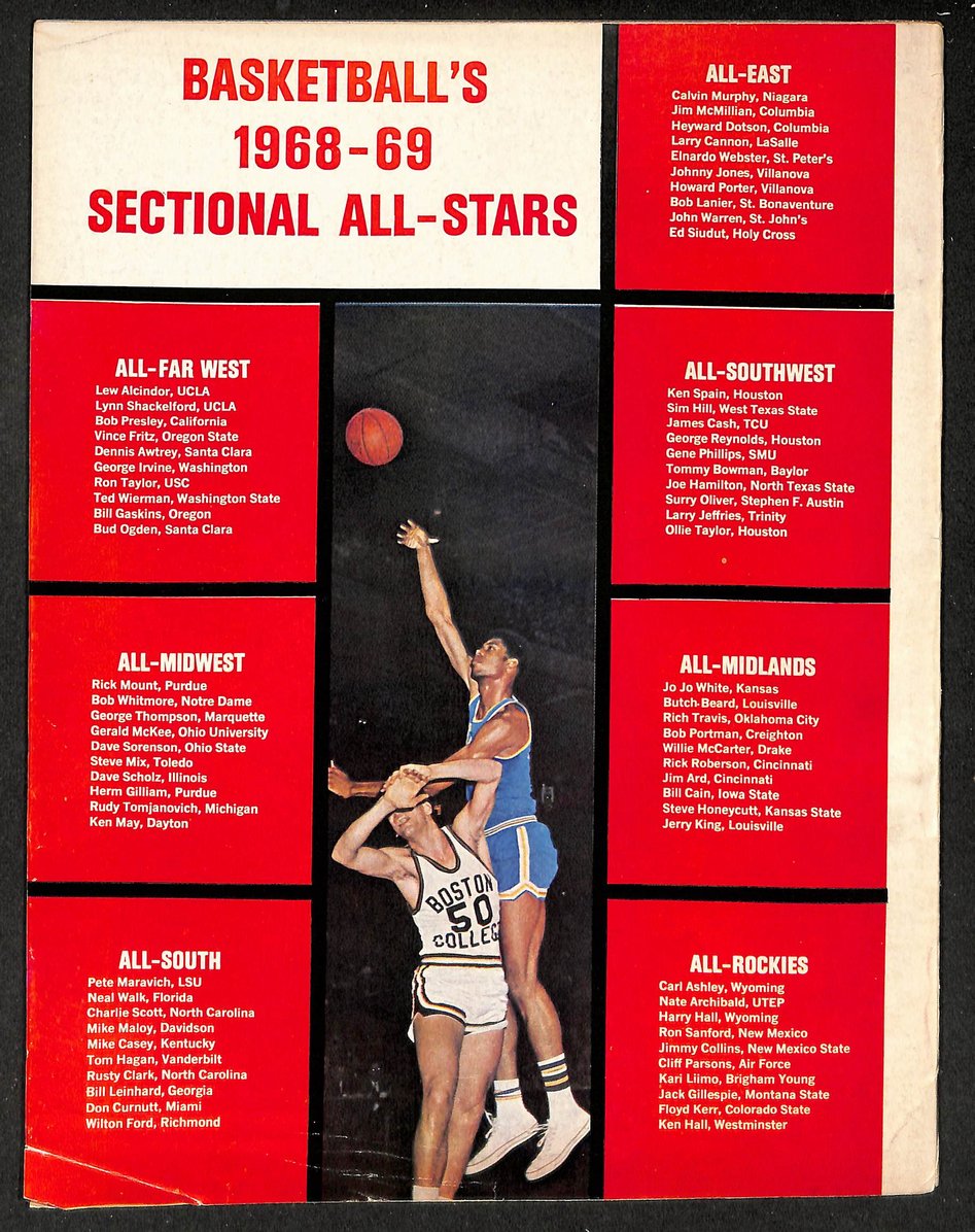 1969 College Pro High School Basketball Yearbook Alcindor/Hayes 210911