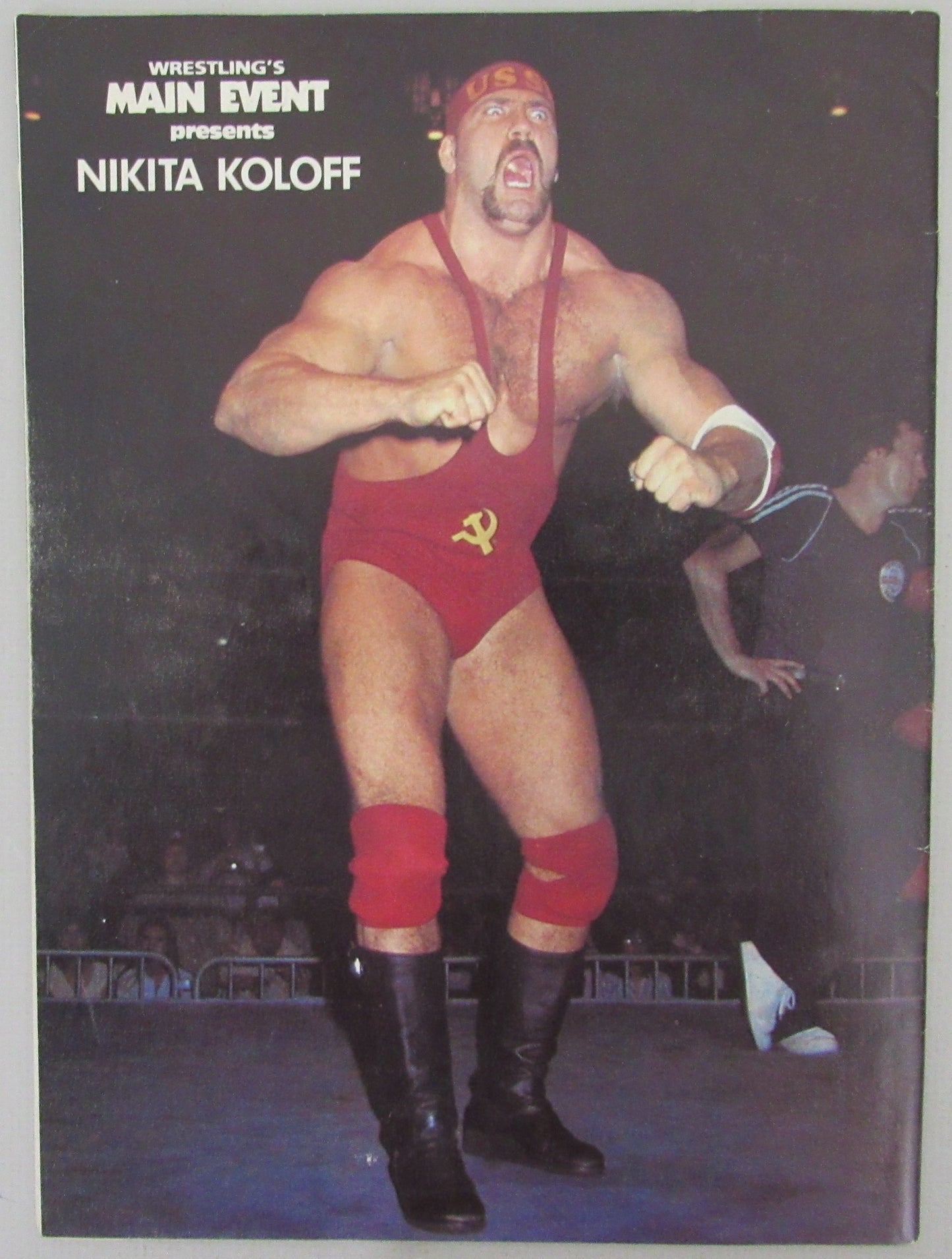 November 1986 Wrestling Main Event Magazine Hulk Hogan on Cover NOLABEL 210256