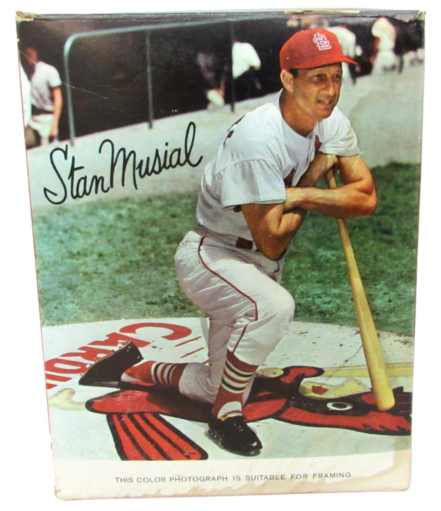Vintage Stan Williams "Stan The Man" Baseball Glove Empty Box 7.5w x 10h x 7.5d