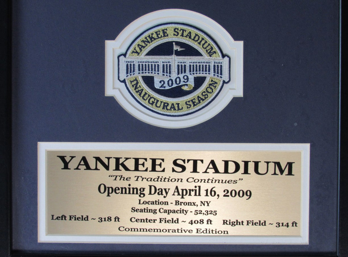 2009 New Yankee Stadium Inaugural Opening Day 4/16/09 Framed Collage IXL17
