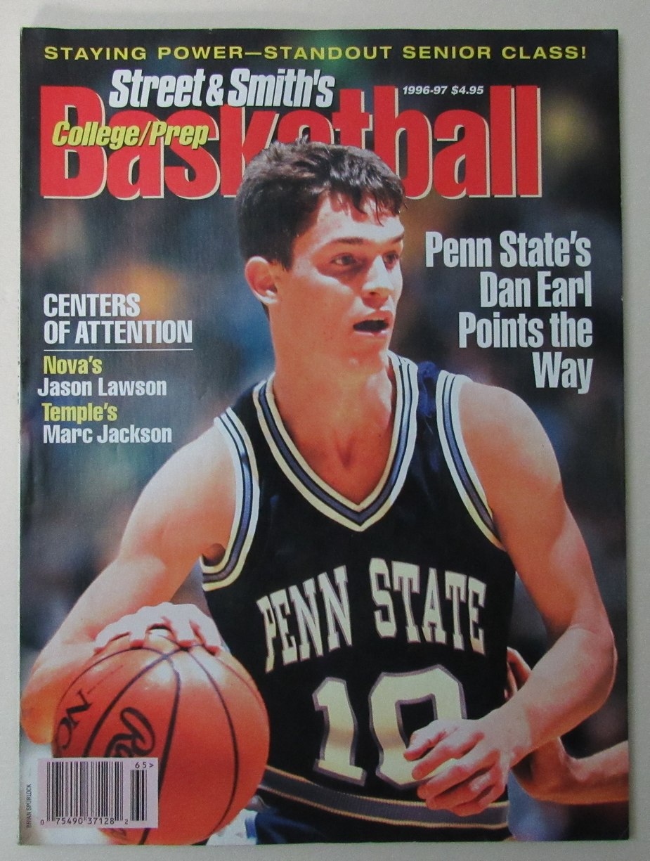 1996-97 Street and Smiths College Prep Basketball Yearbook D. Earl Cover 199999