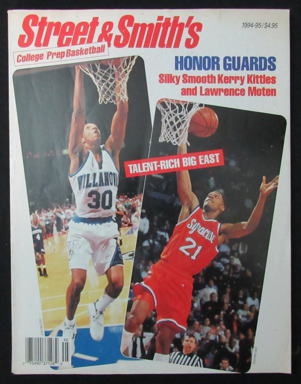 1994-95 Street and Smiths College Prep Basketball Yearbook Kittles Cover 200005