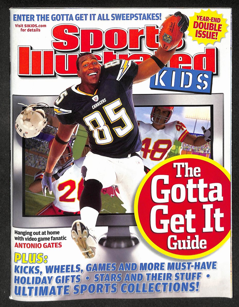 2007 Sports Illustrated for Kids Peyton Manning w/ Cards Bryant S White 211609