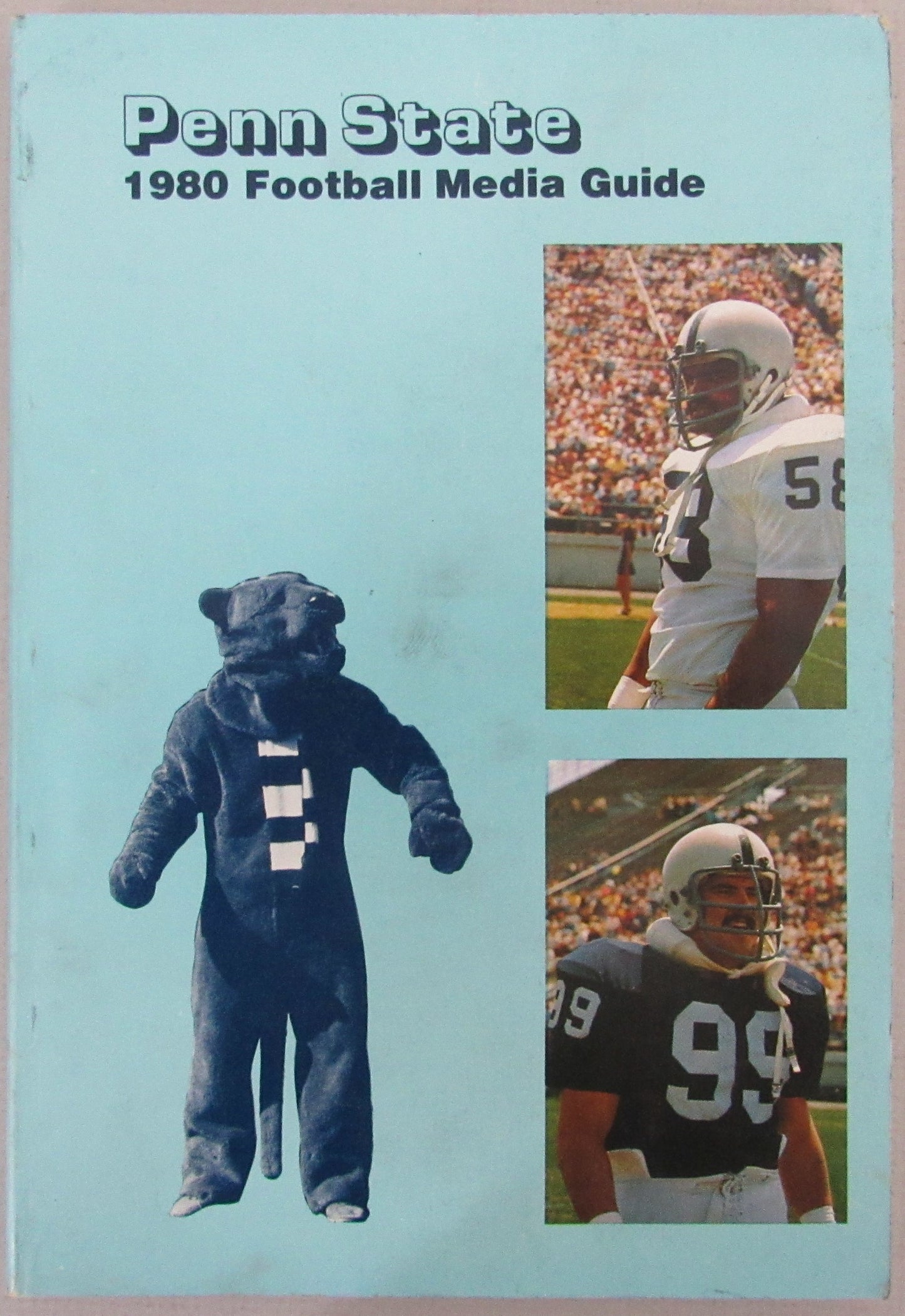 Penn State Football 1980 Media Guide Joe Paterno 210369