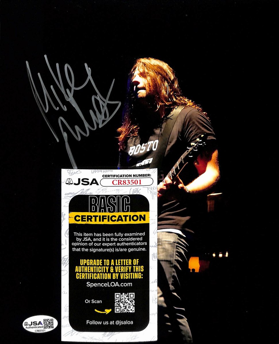 Mike Mushok Autographed/Signed 8x10 Photo Staind JSA BA211703