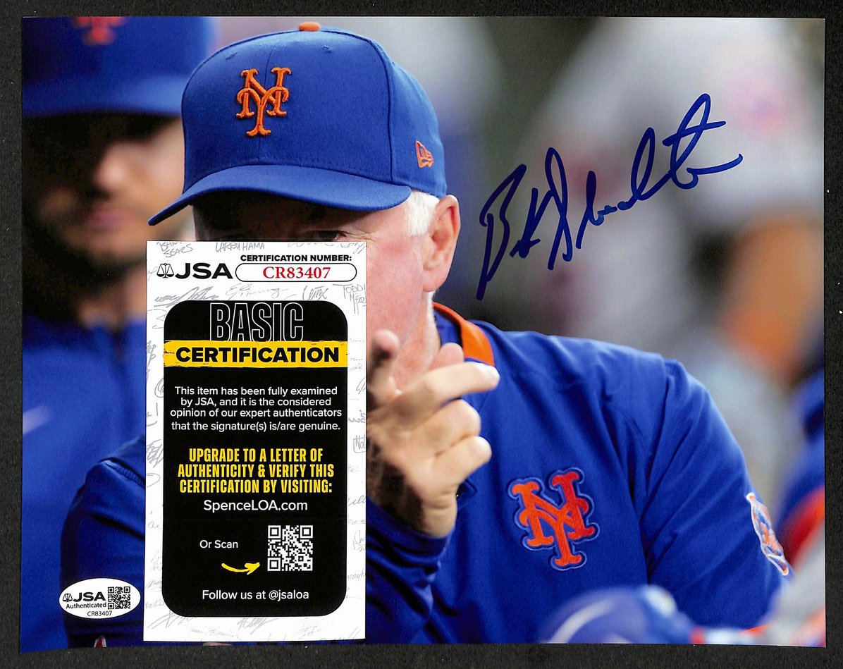 Buck Showalter Autographed/Signed 8x10 Photo Mets JSA BA210390