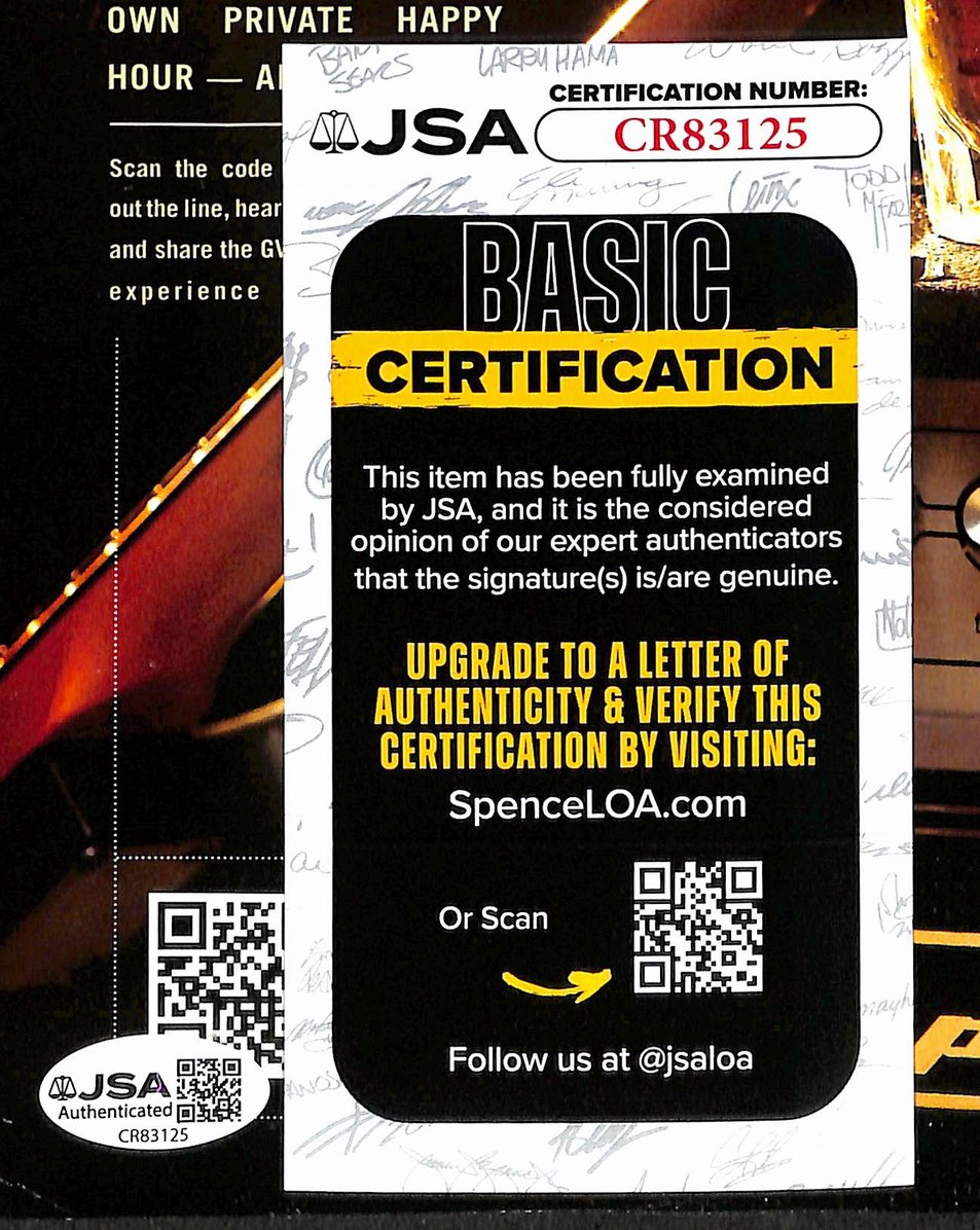 John 5 Autographed/Signed 2012 Guitar Player Magazine Motley Crue JSA 211754