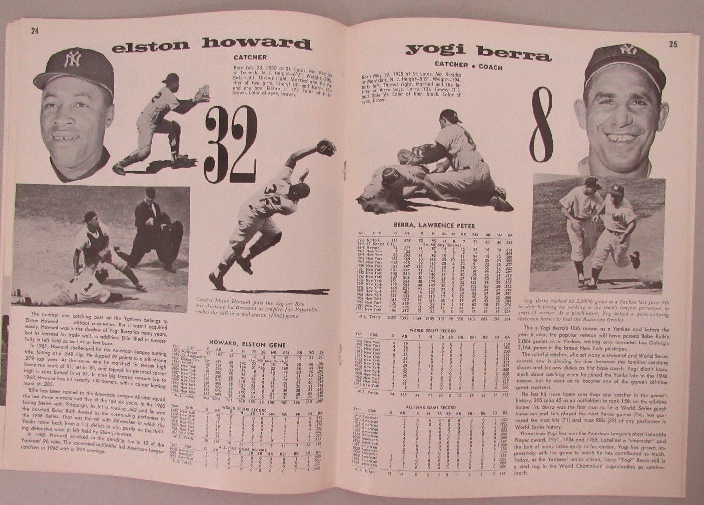 1963 New York Yankees Yearbook Revised 210378