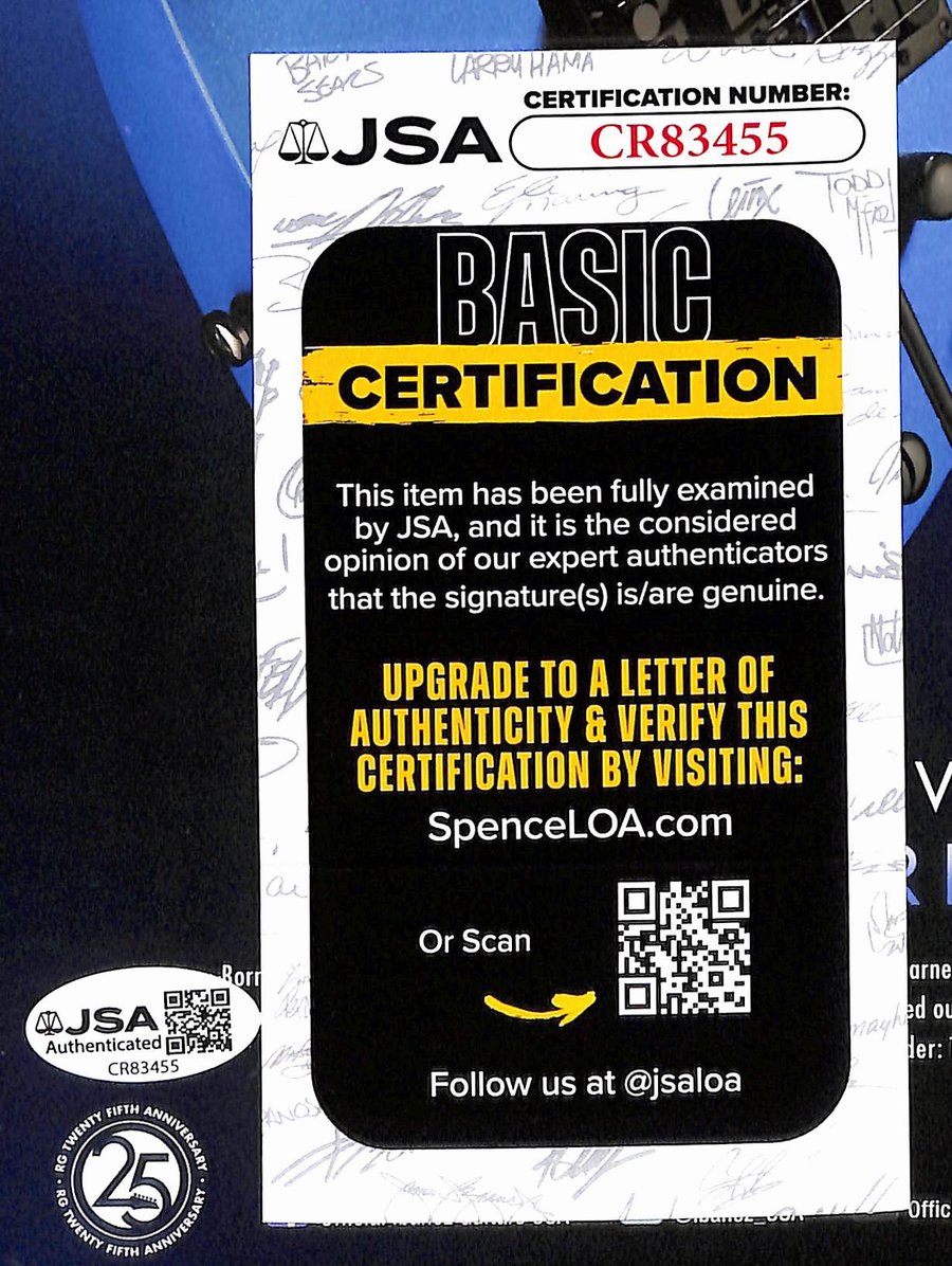 Steve Vai & Tosin Abasi Signed/Autographed 2012 Guitar World Magazine JSA 211788