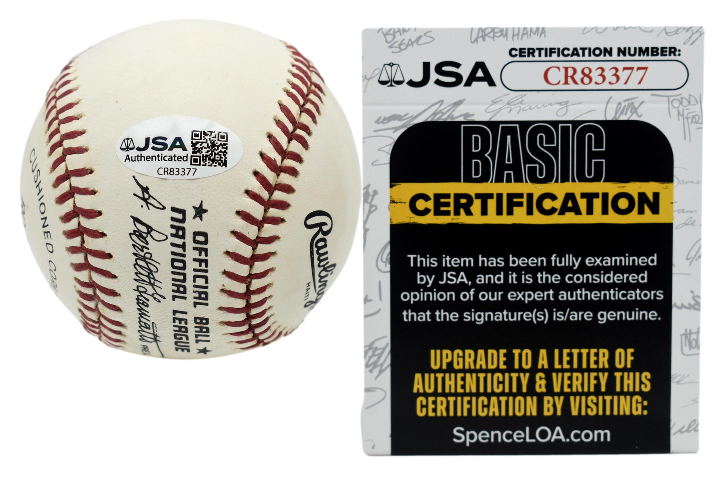 Mookie Wilson Autographed/Signed Rawlings ONL Baseball Mets JSA 211823