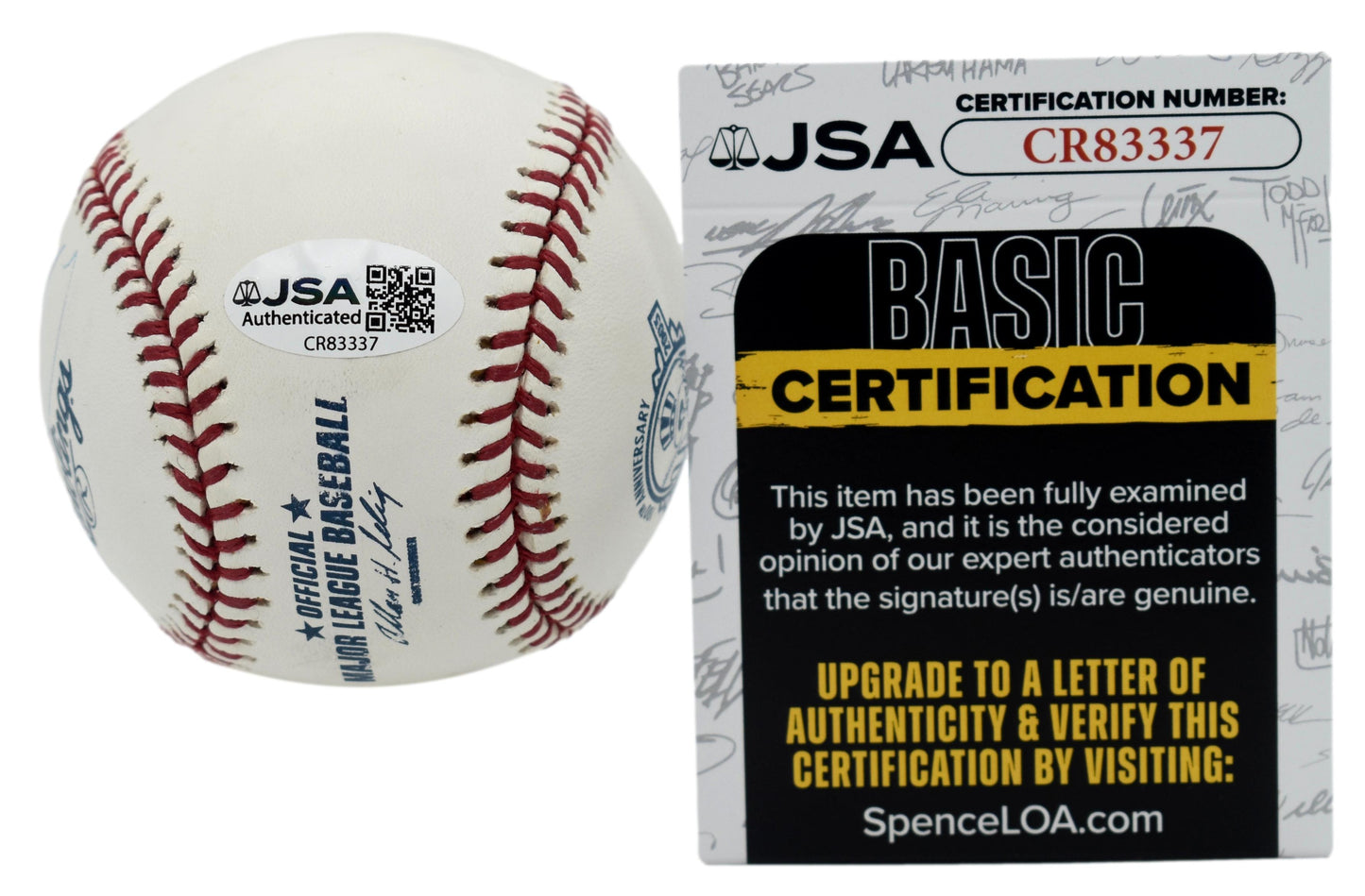 Nettles Guidry Stottlemyre Signed Rawlings Yankees 100th OML Baseball JSA 211834